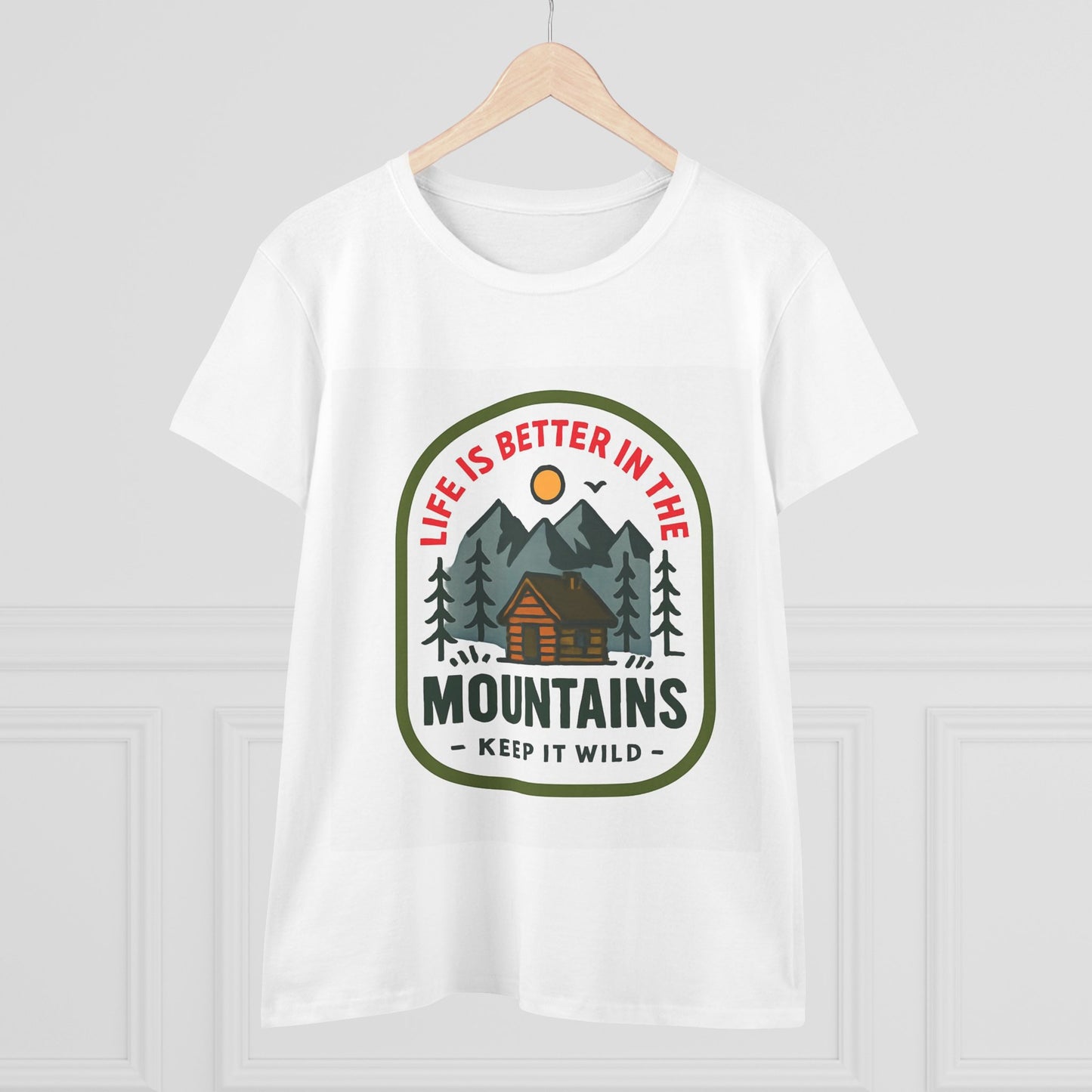 Mountain Cabin Camping Tee